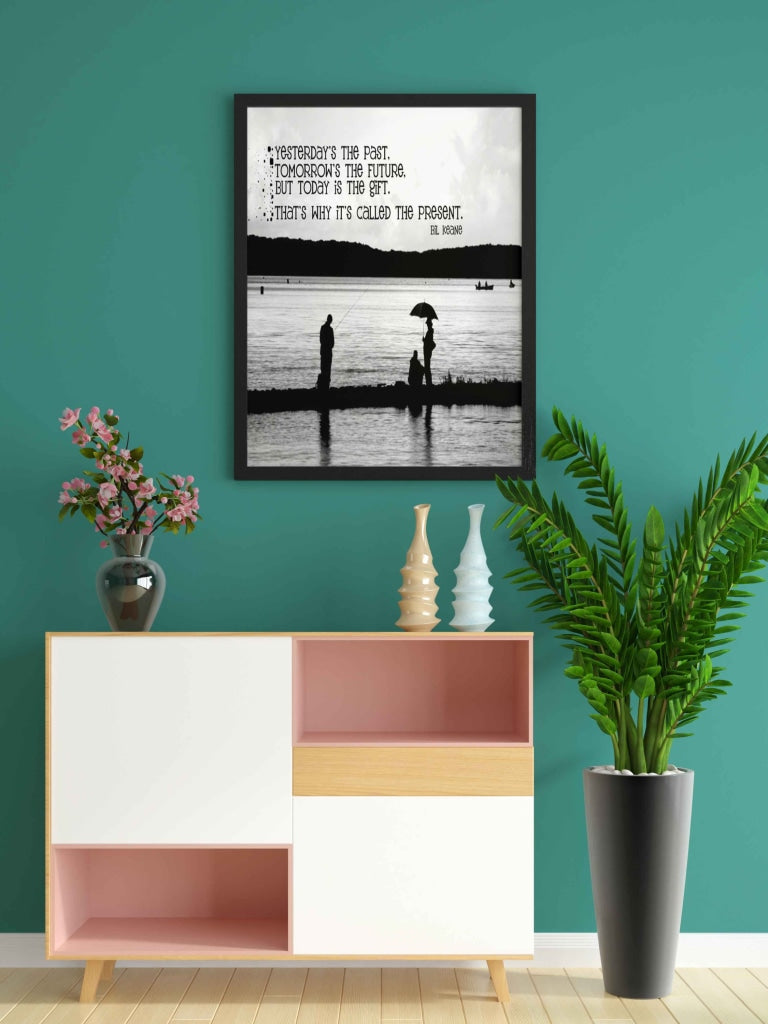 Life Quotes Art Frame For Wall Decor- Funkydecors Xs / Black Posters Prints &amp; Visual Artwork