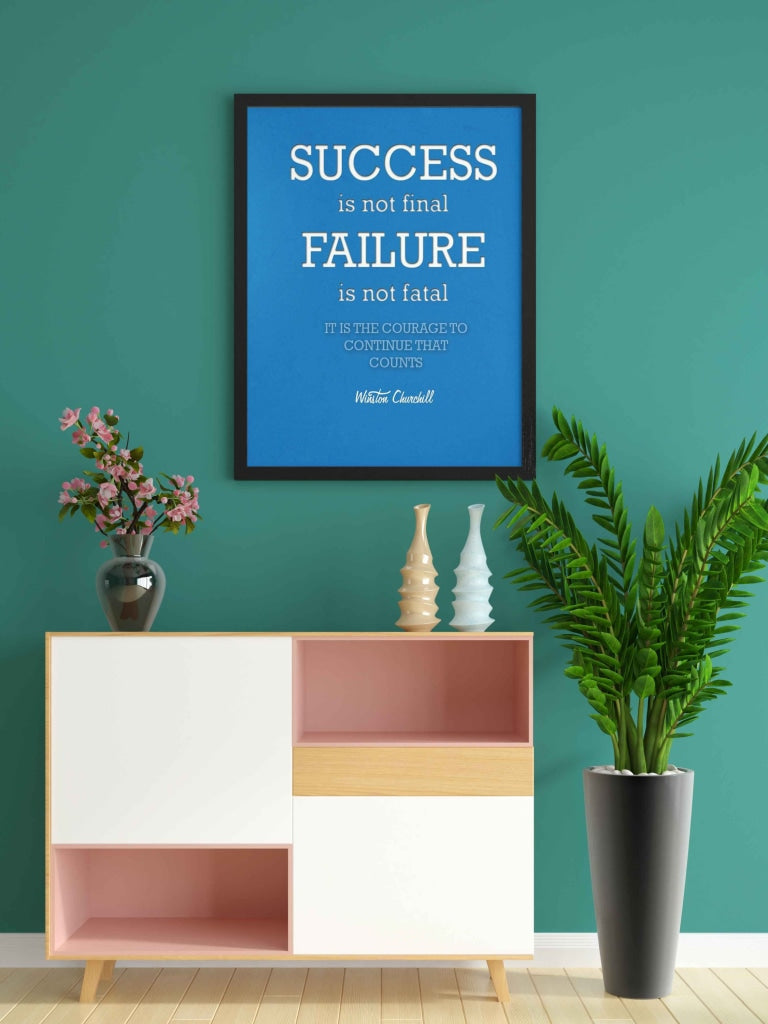 Life Quotes Art Frame For Wall Decor- Funkydecors Xs / Black Posters Prints &amp; Visual Artwork