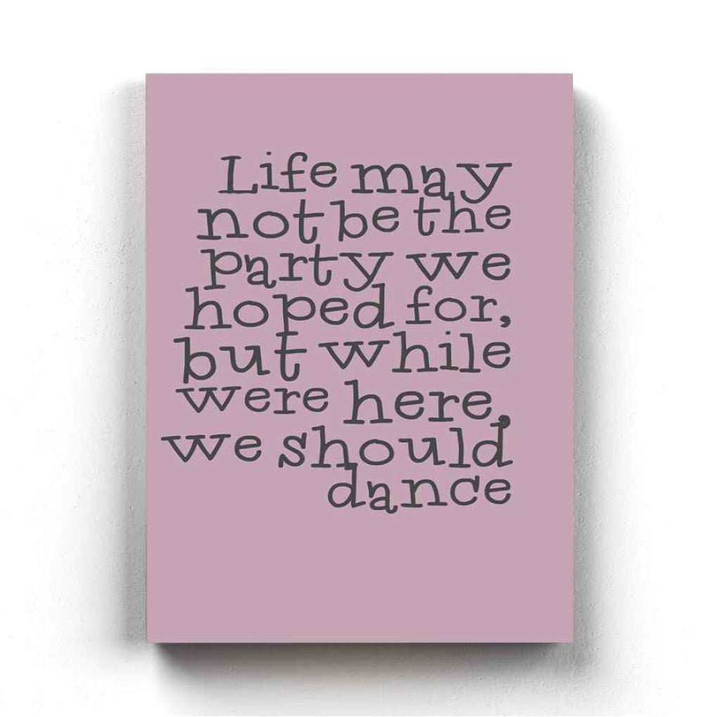 Life Quotes Art Frame For Wall Decor- Funkydecors Xs / Canvas Posters Prints & Visual Artwork