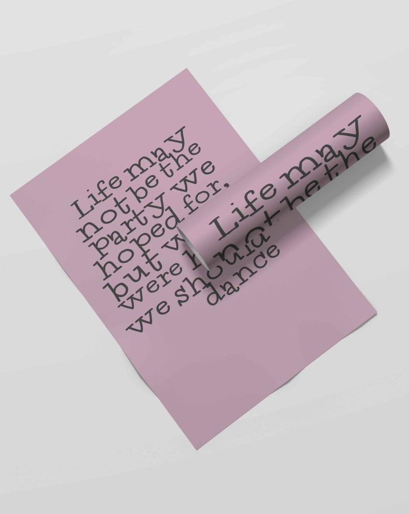 Life Quotes Art Frame For Wall Decor- Funkydecors Xs / Roll Posters Prints &amp; Visual Artwork