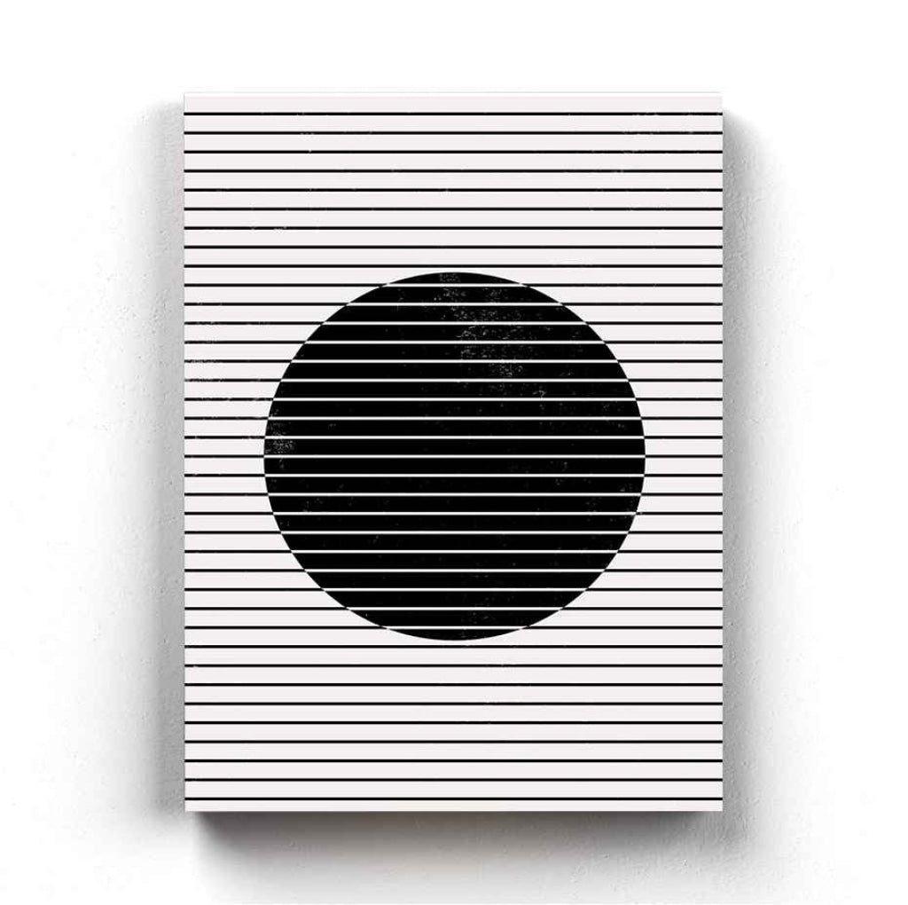 Line Cluster - Achromatic Art Frame For Wall Decor- Funkydecors Xs / Canvas Posters Prints & Visual