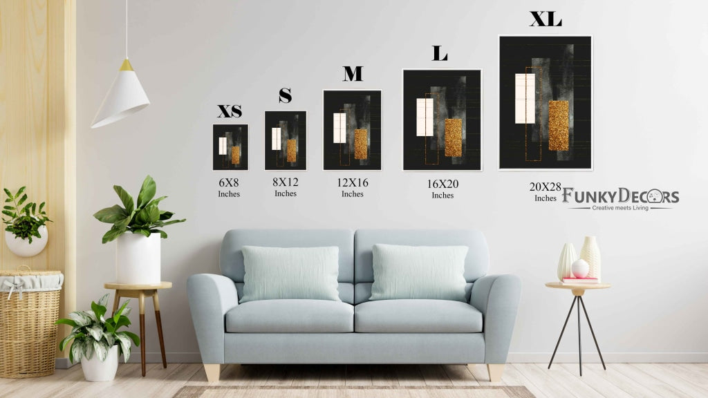 Line Outline - Minimal Art Frame For Wall Decor- Funkydecors Posters Prints &amp; Visual Artwork