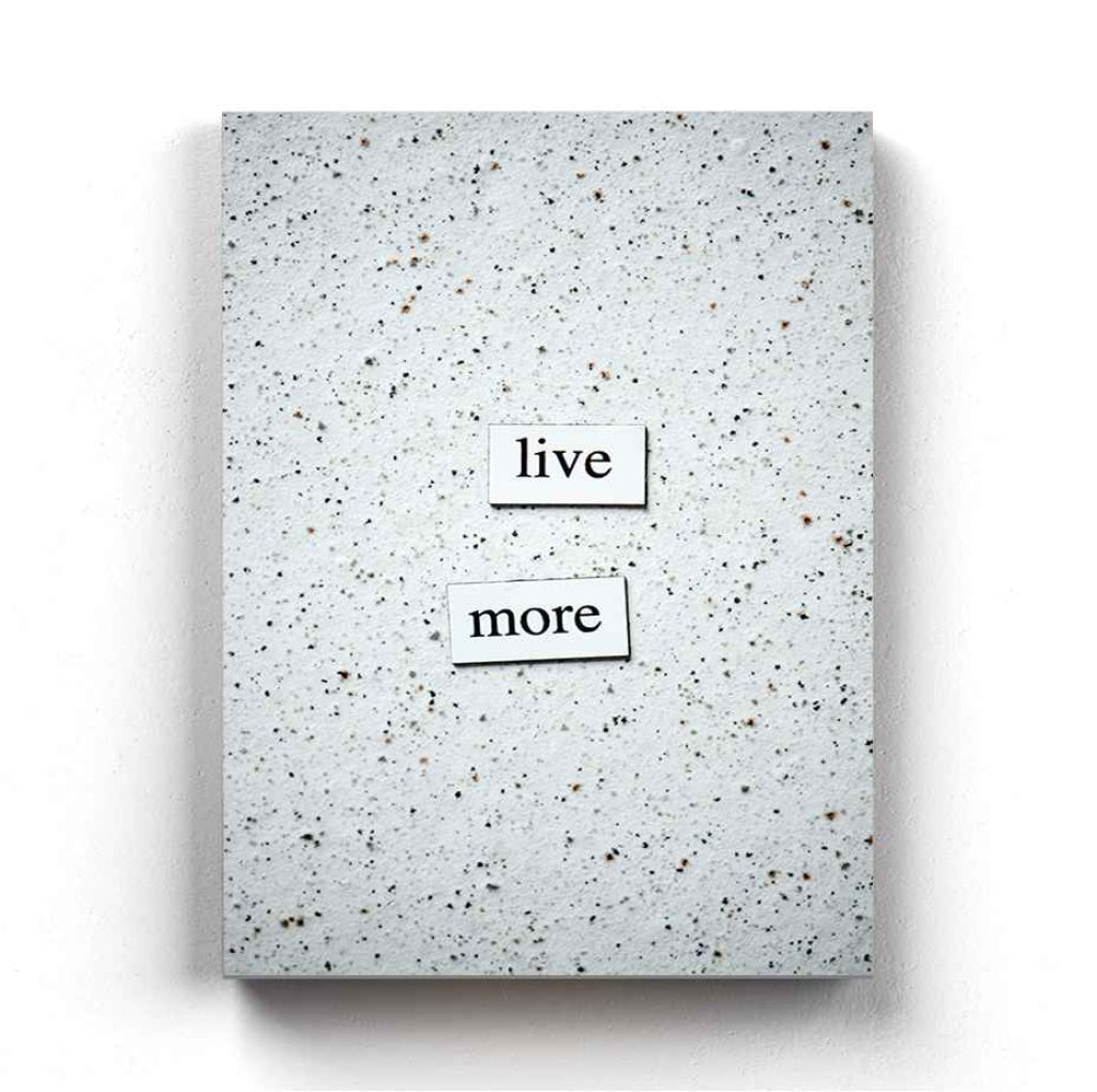 Live More - Quotes Art Frame For Wall Decor- Funkydecors Xs / Canvas Posters Prints & Visual Artwork
