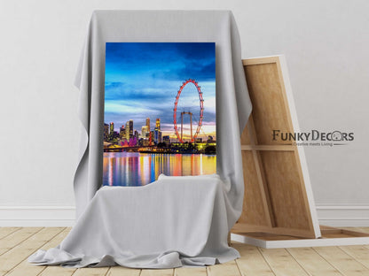 London Eye - Architectural Art Frame For Wall Decor- Funkydecors Posters Prints & Visual Artwork