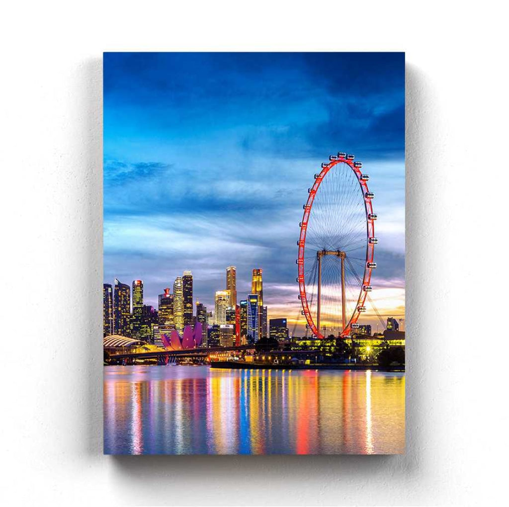 London Eye - Architectural Art Frame For Wall Decor- Funkydecors Xs / Canvas Posters Prints & Visual