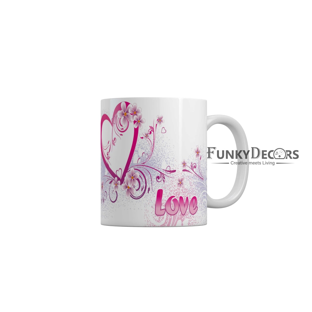 Love Coffee Ceramic Mug 350 ML-FunkyDecors