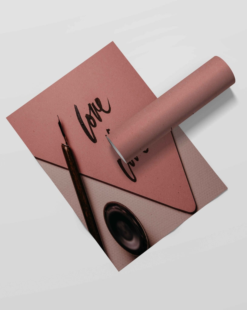 Love Is - Quotes Art Frame For Wall Decor- Funkydecors Xs / Roll Posters Prints &amp; Visual Artwork