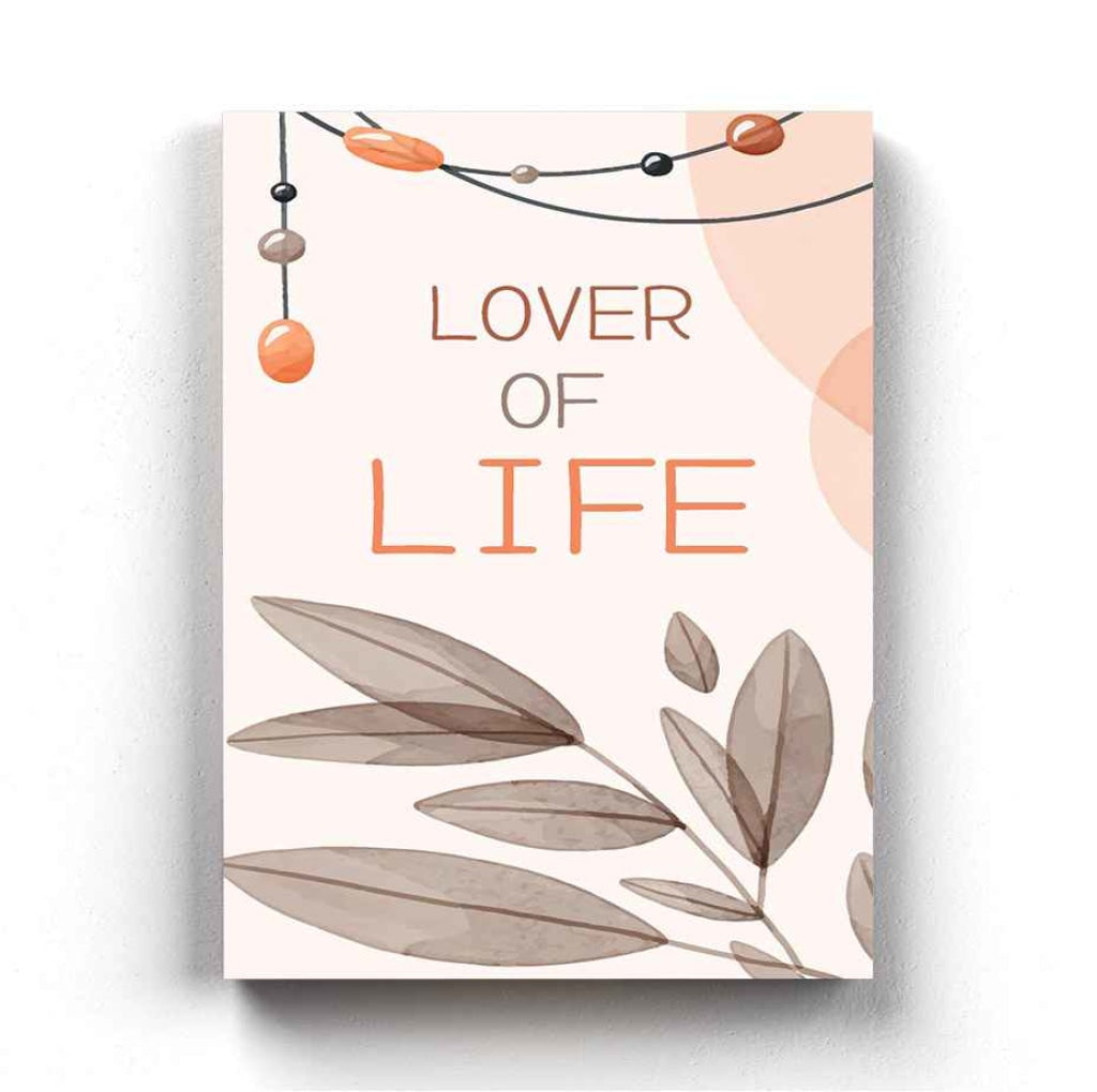 Lover Of Life - Nature Love Art Frame For Wall Decor- Funkydecors Xs / Canvas Posters Prints &amp;