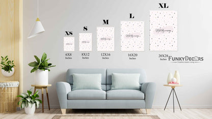 Make Today Amazing Quotes Wall Art Frame For Decor- Funkydecors Posters Prints & Visual Artwork