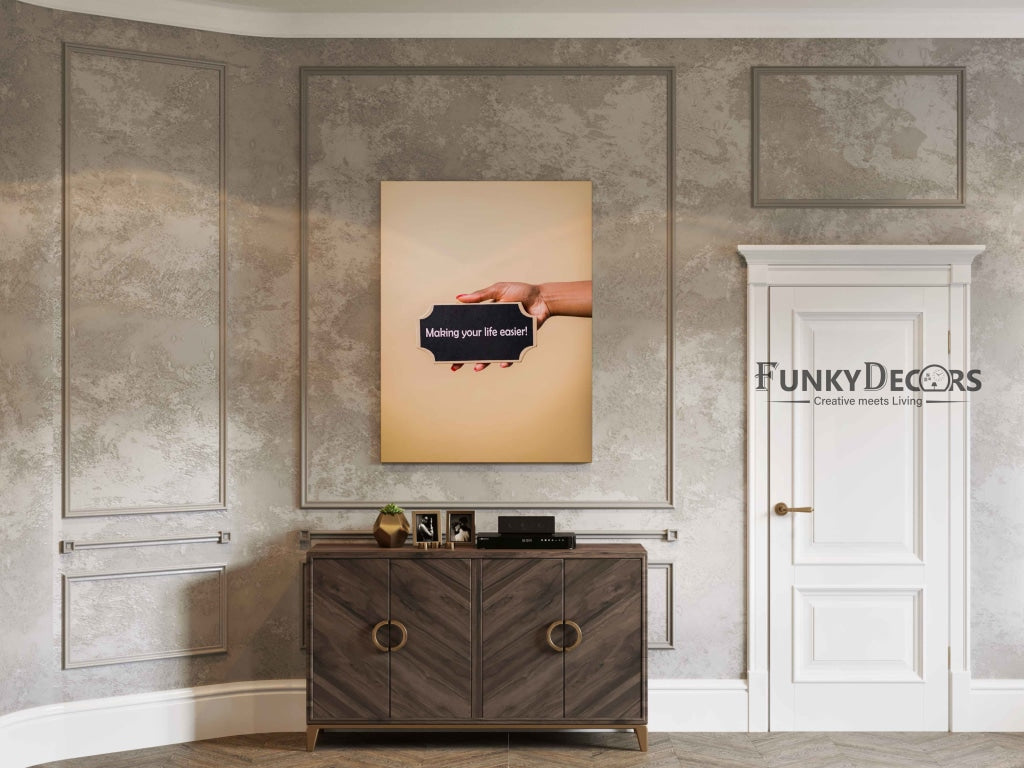 Making Your Life Easier - Business Art Frame For Wall Decor- Funkydecors Posters Prints &amp; Visual