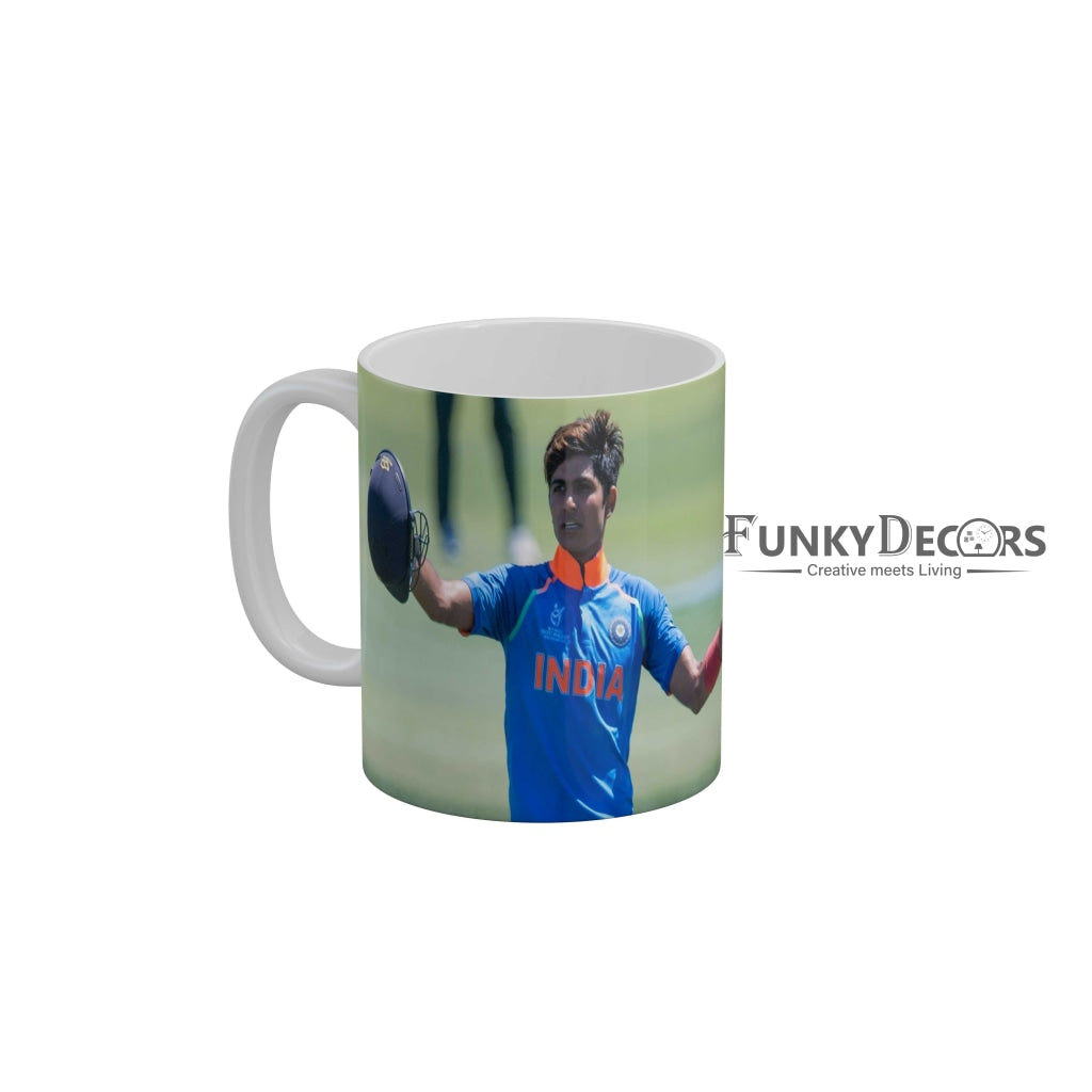 Manjit Kalra Delhi Capitals Coffee Ceramic Mug 350 ML-FunkyDecors