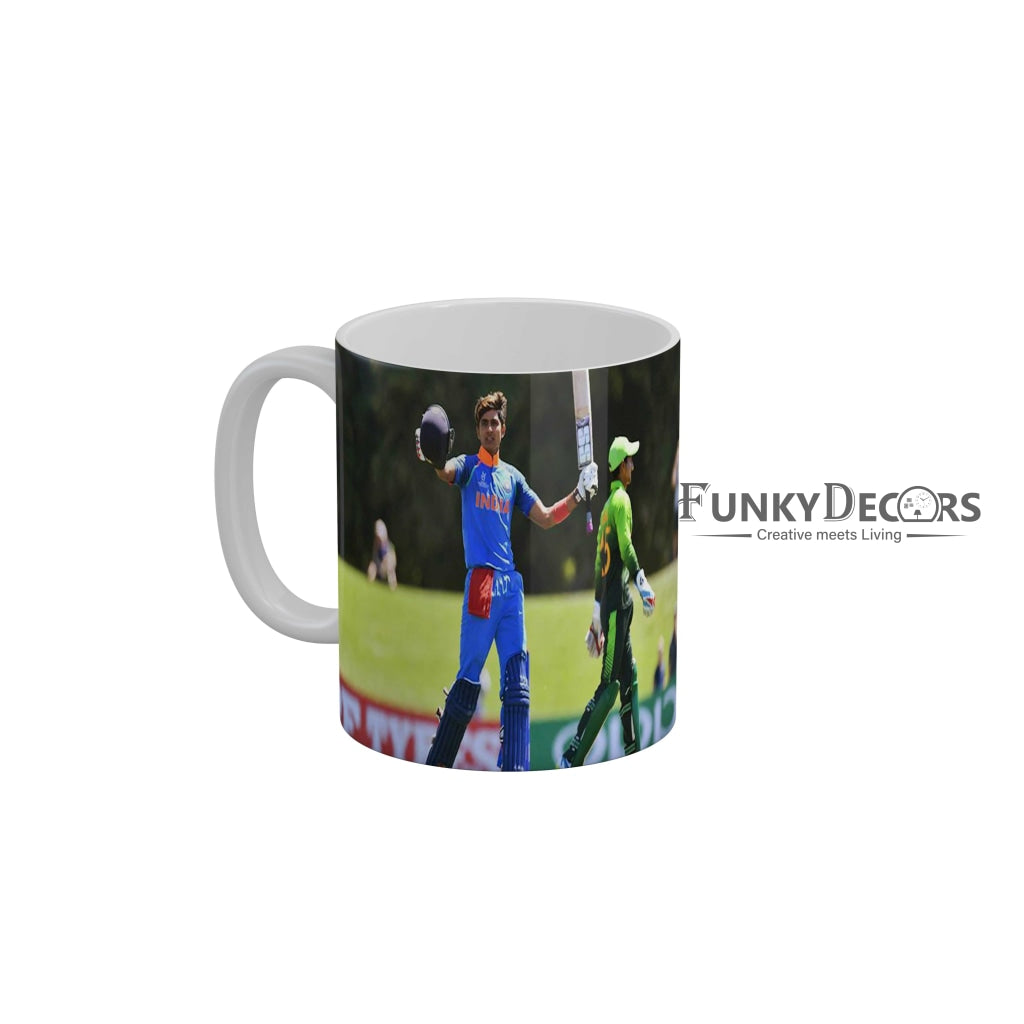 Manjit Kalra Delhi Capitals Coffee Ceramic Mug 350 ML-FunkyDecors