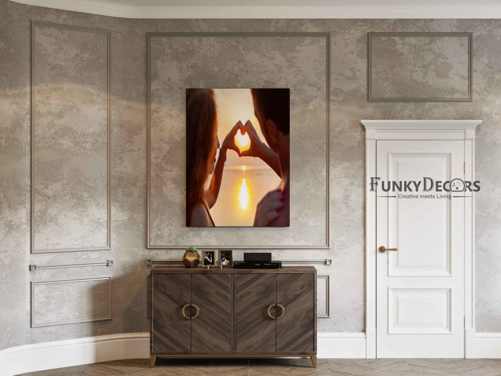 Me And Mine - Love Art Frame For Wall Decor- Funkydecors Posters Prints &amp; Visual Artwork