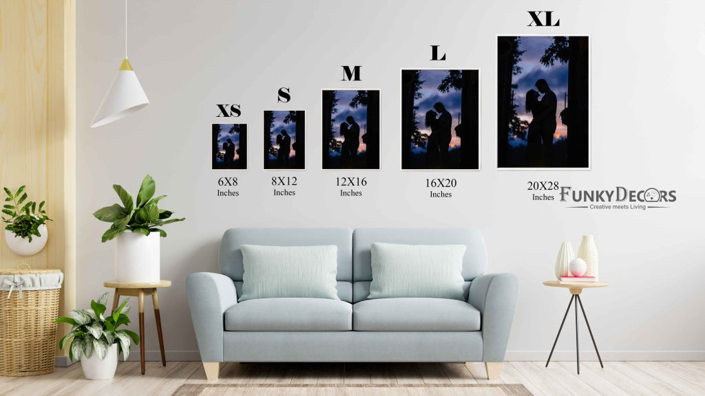 Me And Mine - Love Art Frame For Wall Decor- Funkydecors Posters Prints & Visual Artwork