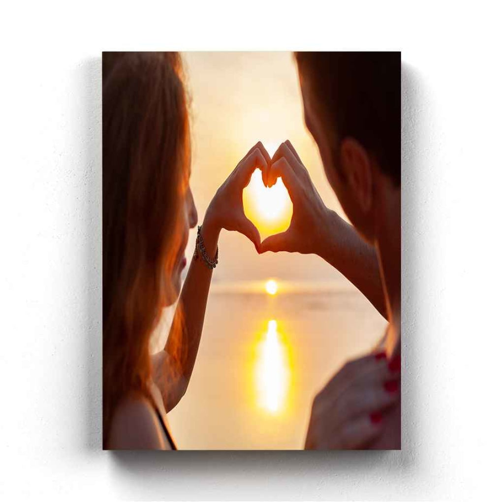 Me And Mine - Love Art Frame For Wall Decor- Funkydecors Xs / Canvas Posters Prints & Visual Artwork