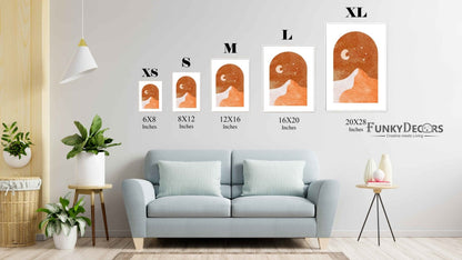 Minimalist Art Frame For Wall Decor- Funkydecors Posters Prints & Visual Artwork
