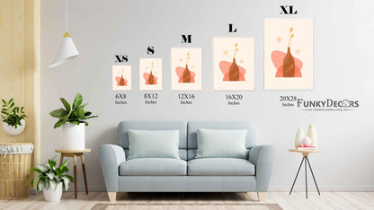 Minimalist Art Frame For Wall Decor- Funkydecors Posters Prints & Visual Artwork