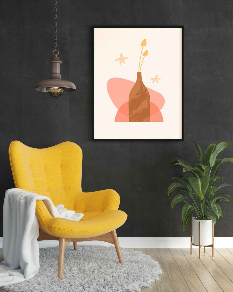 Minimalist Art Frame For Wall Decor- Funkydecors Xs / Black Posters Prints &amp; Visual Artwork