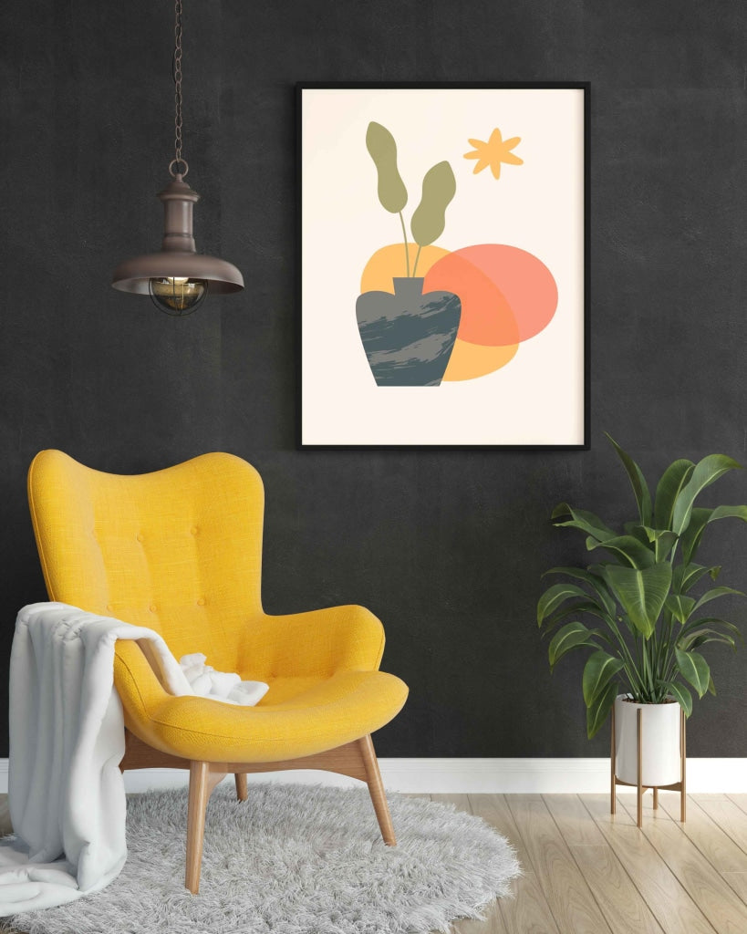 Minimalist Art Frame For Wall Decor- Funkydecors Xs / Black Posters Prints &amp; Visual Artwork