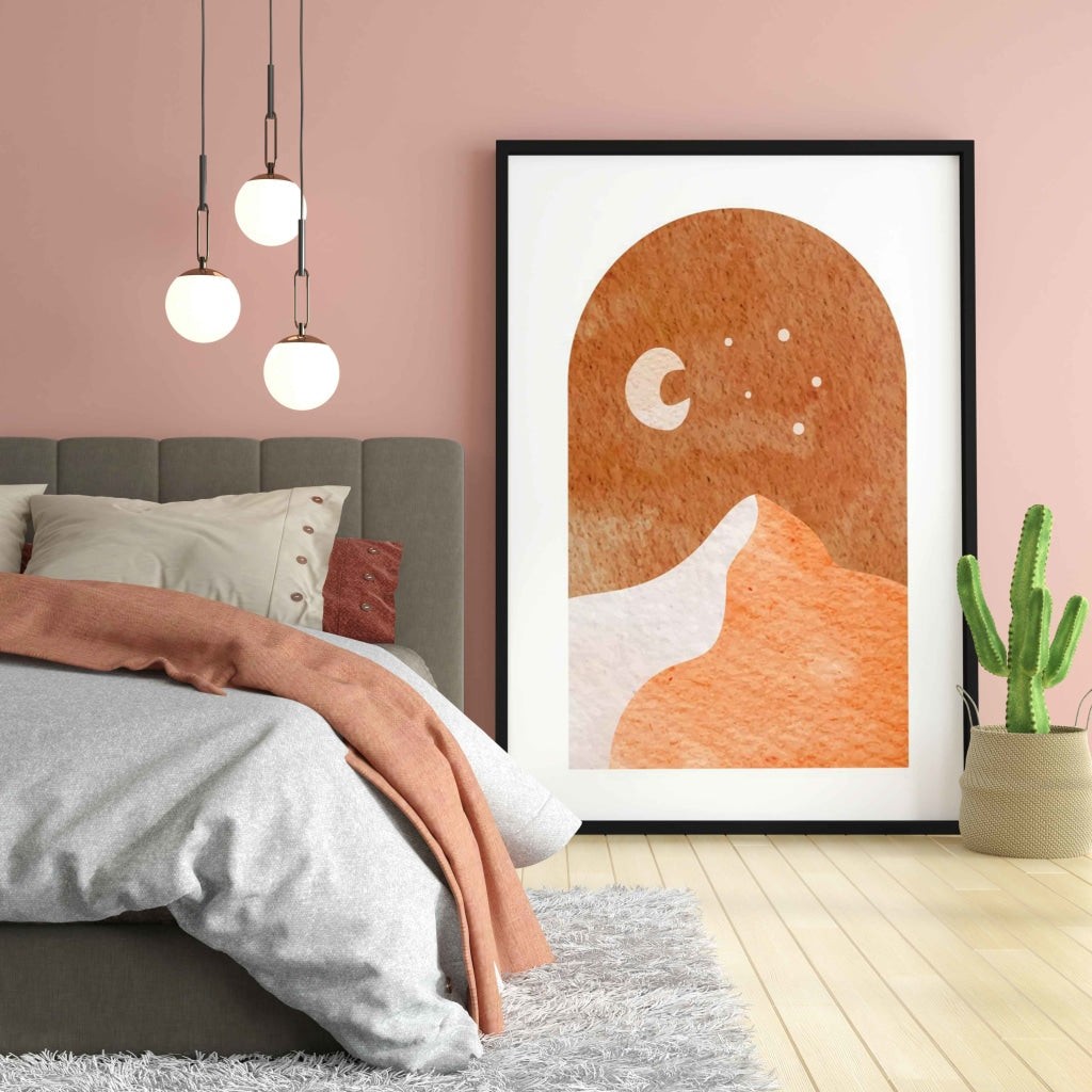 Minimalist Art Frame For Wall Decor- Funkydecors Xs / Black Posters Prints & Visual Artwork