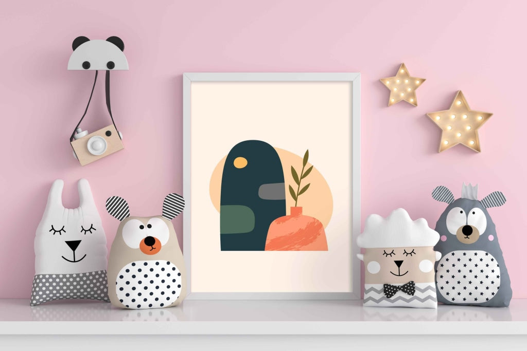 Minimalist Art Frame For Wall Decor- Funkydecors Xs / White Posters Prints & Visual Artwork