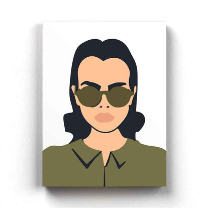 Minimalist Portrait Art Frame For Wall Decor- Funkydecors Xs / Canvas Posters Prints & Visual