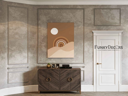 Minimalist Shape - Abstract Art Frame For Wall Decor- Funkydecors Posters Prints & Visual Artwork
