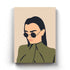 Minimalist Women Portrait Art Frame For Wall Decor- Funkydecors Xs / Canvas Posters Prints & Visual