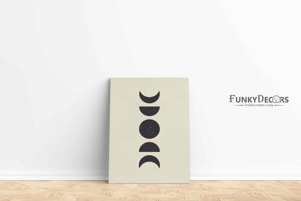 Moon Series - Minimal Art Frame For Wall Decor- Funkydecors Posters Prints & Visual Artwork