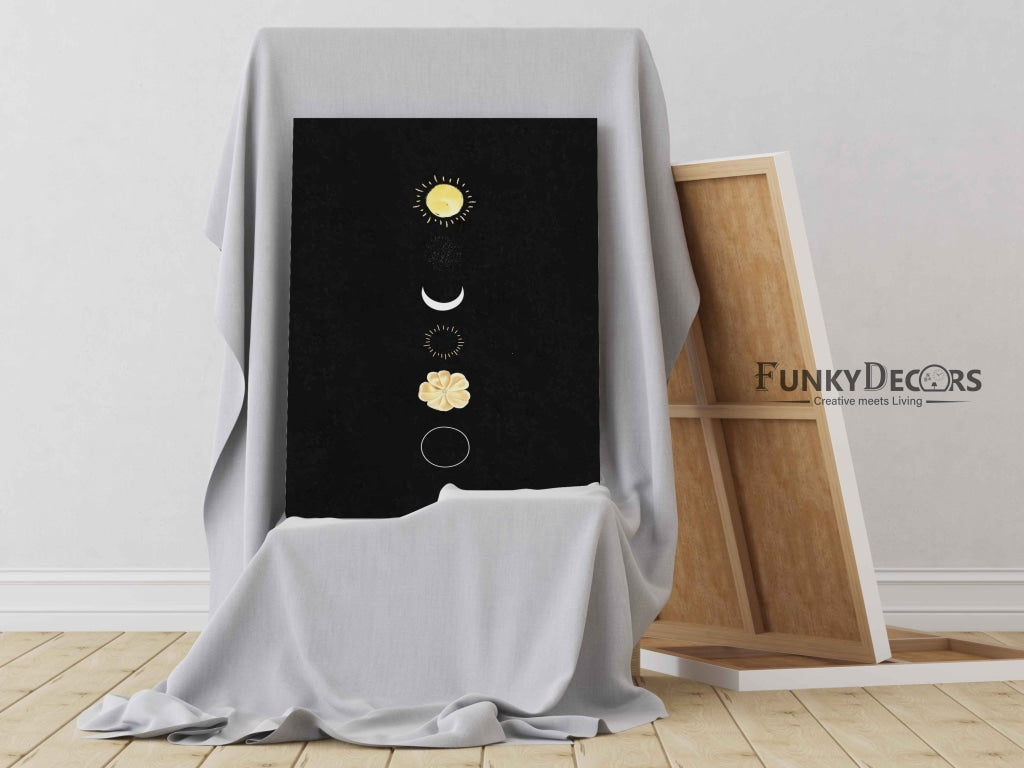 Moon Series - Minimal Art Frame For Wall Decor- Funkydecors Posters Prints & Visual Artwork