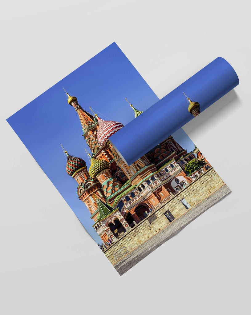 Moscow - Architectural Art Frame For Wall Decor- Funkydecors Xs / Roll Posters Prints &amp; Visual