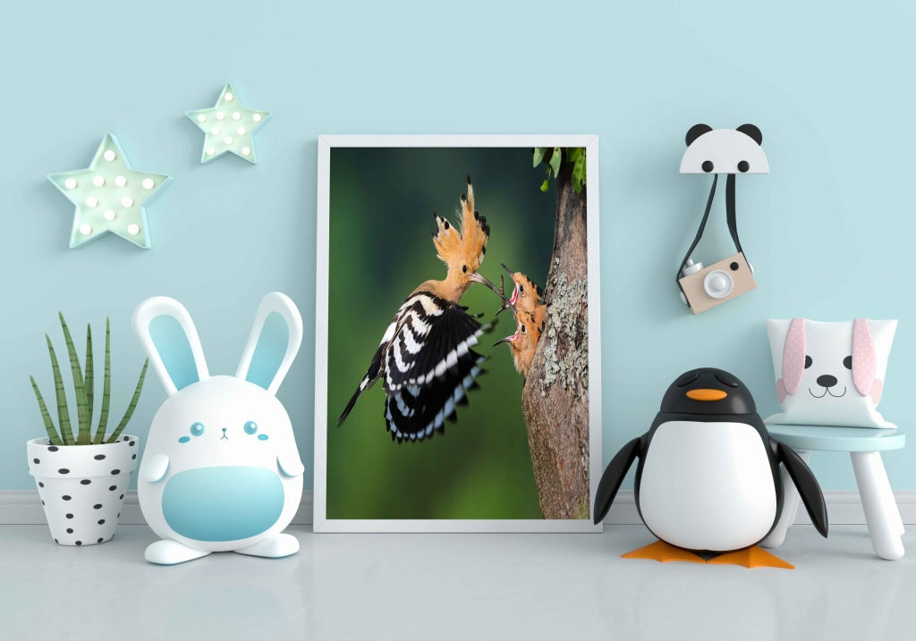 Motherhood Love - Animal Art Frame For Wall Decor- Funkydecors Xs / White Posters Prints &amp; Visual