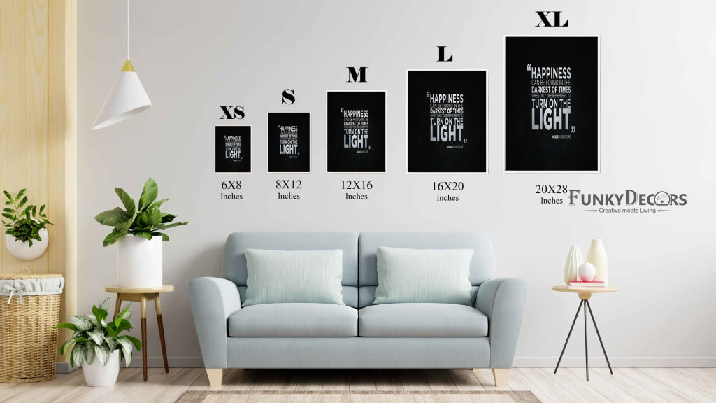 Motivational Quotes Art Frame For Wall Decor- Funkydecors Posters Prints &amp; Visual Artwork