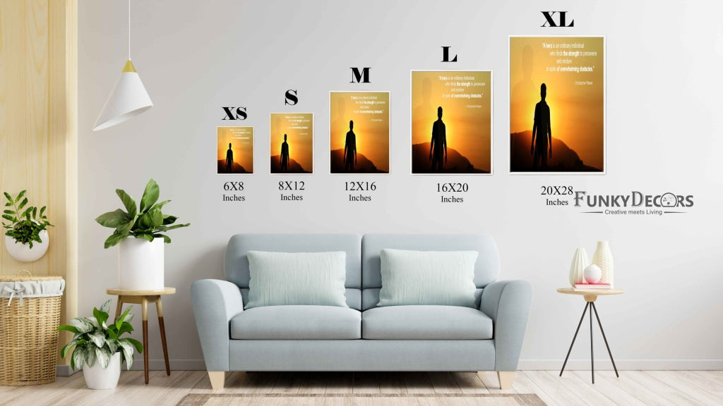 Motivational Quotes Art Frame For Wall Decor- Funkydecors Posters Prints & Visual Artwork