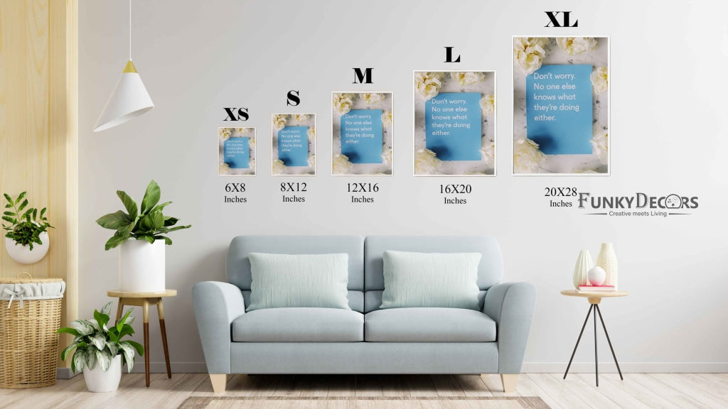 Motivational Quotes Art Frame For Wall Decor- Funkydecors Posters Prints & Visual Artwork