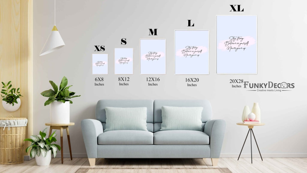 Motivational Quotes Art Frame For Wall Decor- Funkydecors Posters Prints &amp; Visual Artwork