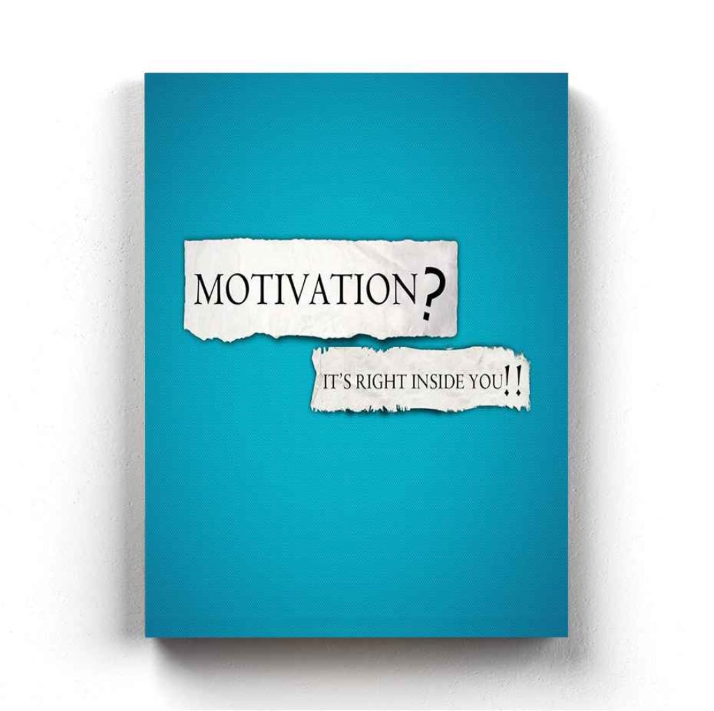 Motivational Quotes Art Frame For Wall Decor- Funkydecors Xs / Canvas Posters Prints &amp; Visual