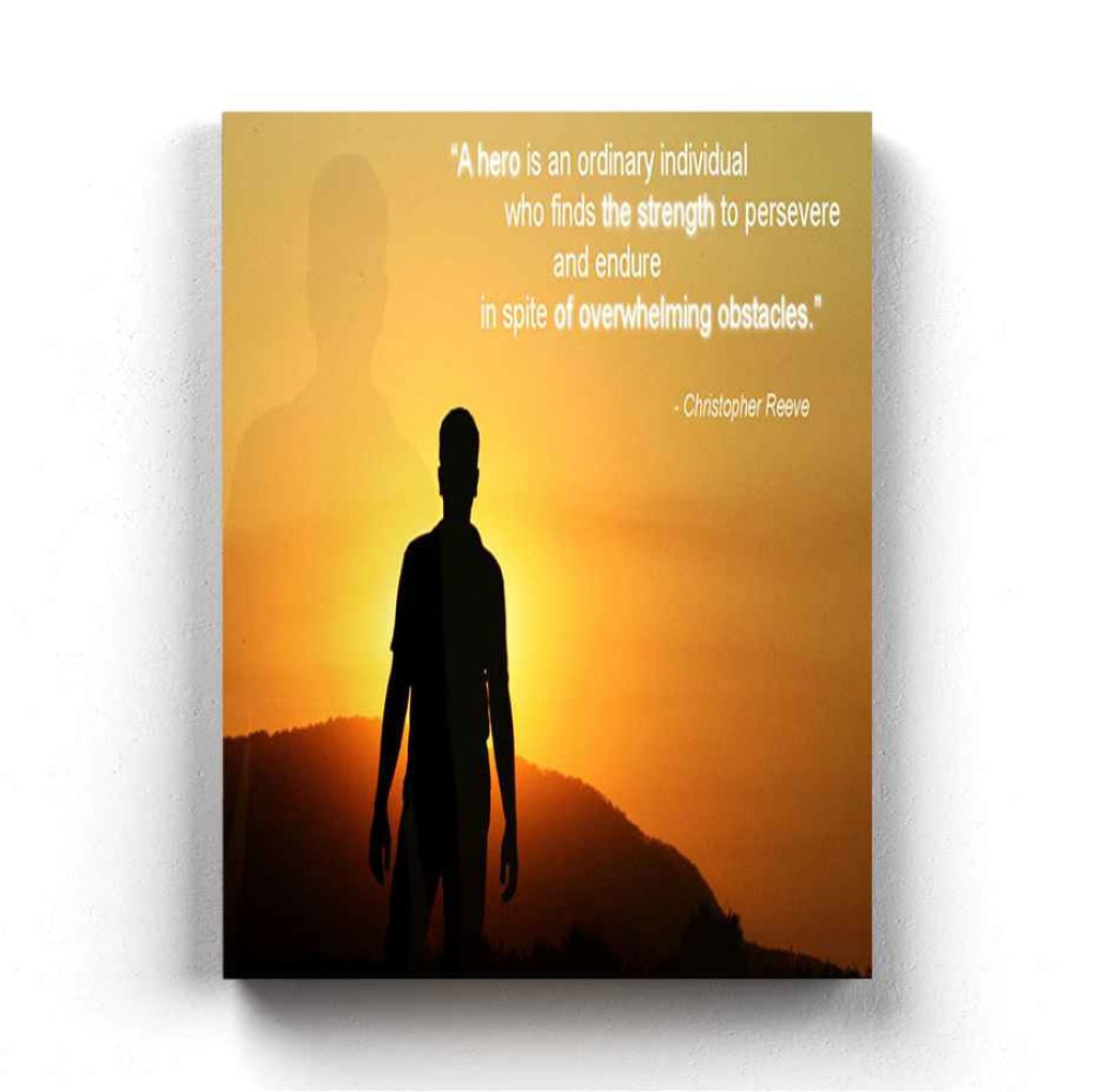 Motivational Quotes Art Frame For Wall Decor- Funkydecors Xs / Canvas Posters Prints &amp; Visual