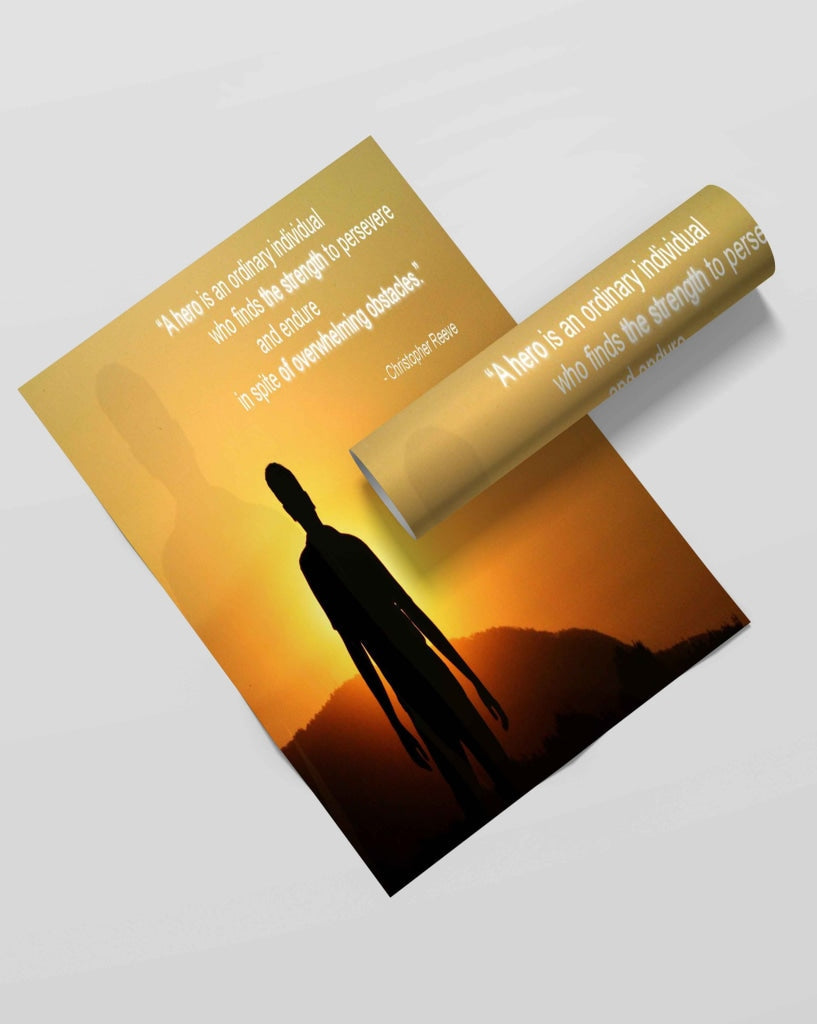 Motivational Quotes Art Frame For Wall Decor- Funkydecors Xs / Roll Posters Prints &amp; Visual Artwork