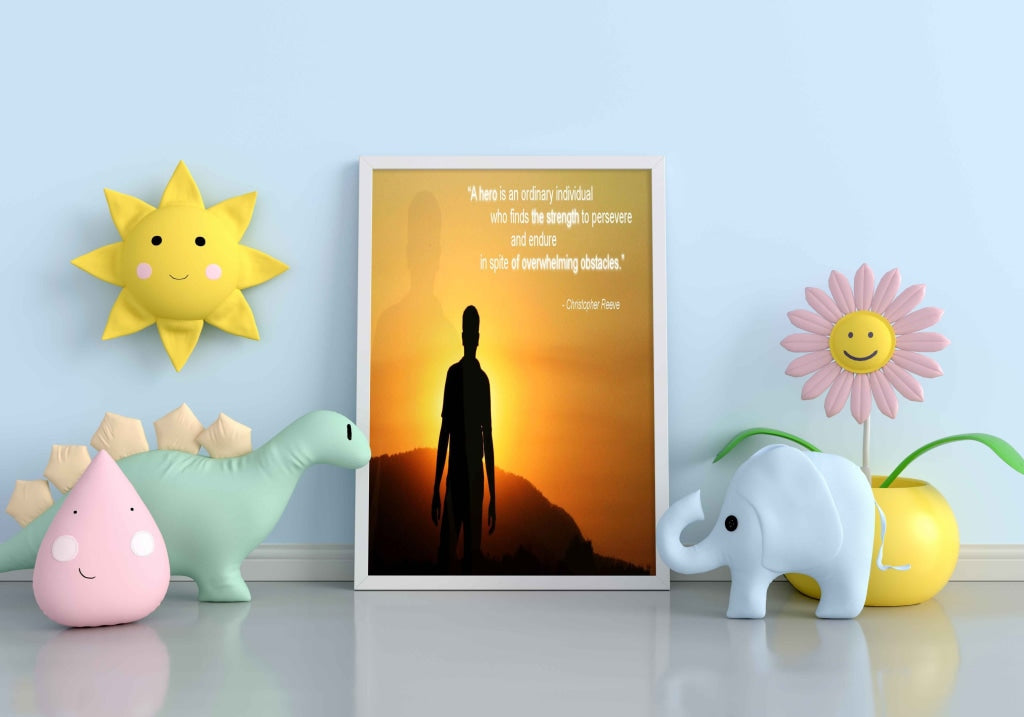 Motivational Quotes Art Frame For Wall Decor- Funkydecors Xs / White Posters Prints &amp; Visual Artwork