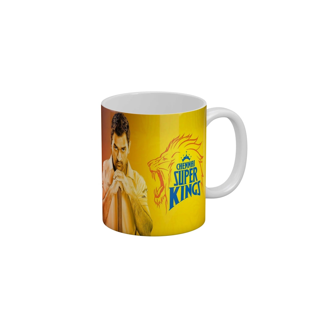 MS Dhoni CSK Coffee Ceramic Mug 350 ML-FunkyDecors