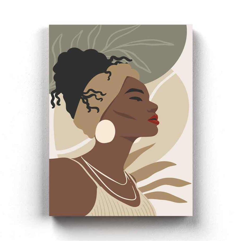 My Perfect Curls Portrait Art Frame For Wall Decor- Funkydecors Xs / Canvas Posters Prints & Visual