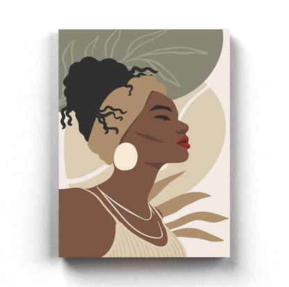 My Perfect Curls Portrait Art Frame For Wall Decor- Funkydecors Xs / Canvas Posters Prints & Visual
