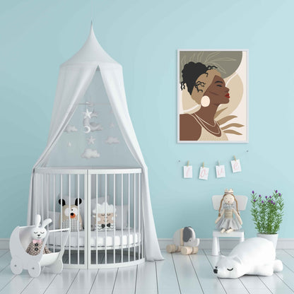 My Perfect Curls Portrait Art Frame For Wall Decor- Funkydecors Xs / White Posters Prints & Visual