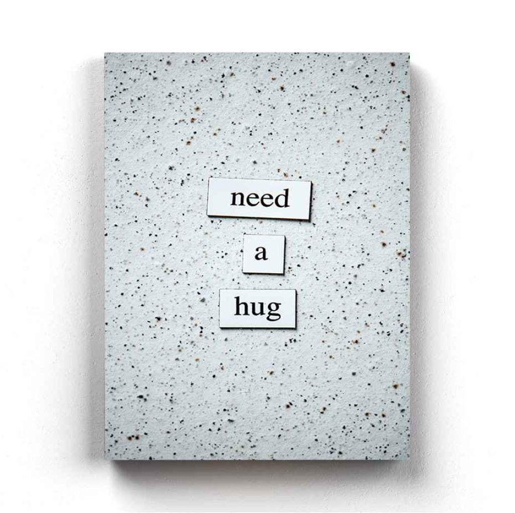 Need A Hug - Quotes Art Frame For Wall Decor- Funkydecors Xs / Canvas Posters Prints & Visual