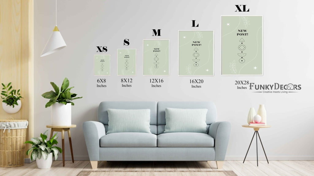 New Post - Minimal Art Frame For Wall Decor- Funkydecors Posters Prints &amp; Visual Artwork