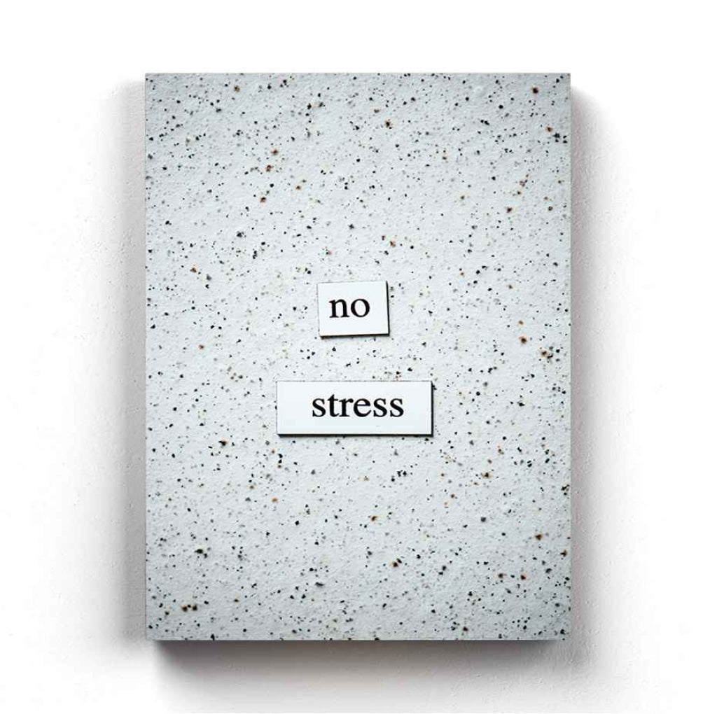 No Stress - Quotes Art Frame For Wall Decor- Funkydecors Xs / Canvas Posters Prints &amp; Visual Artwork