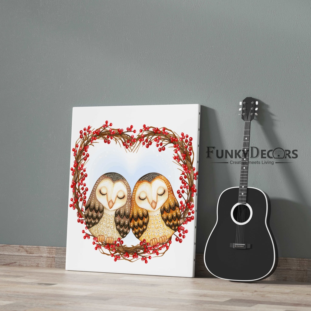 Owl Love - Nursery Art Frame For Wall Decor- Funkydecors Posters Prints &amp; Visual Artwork