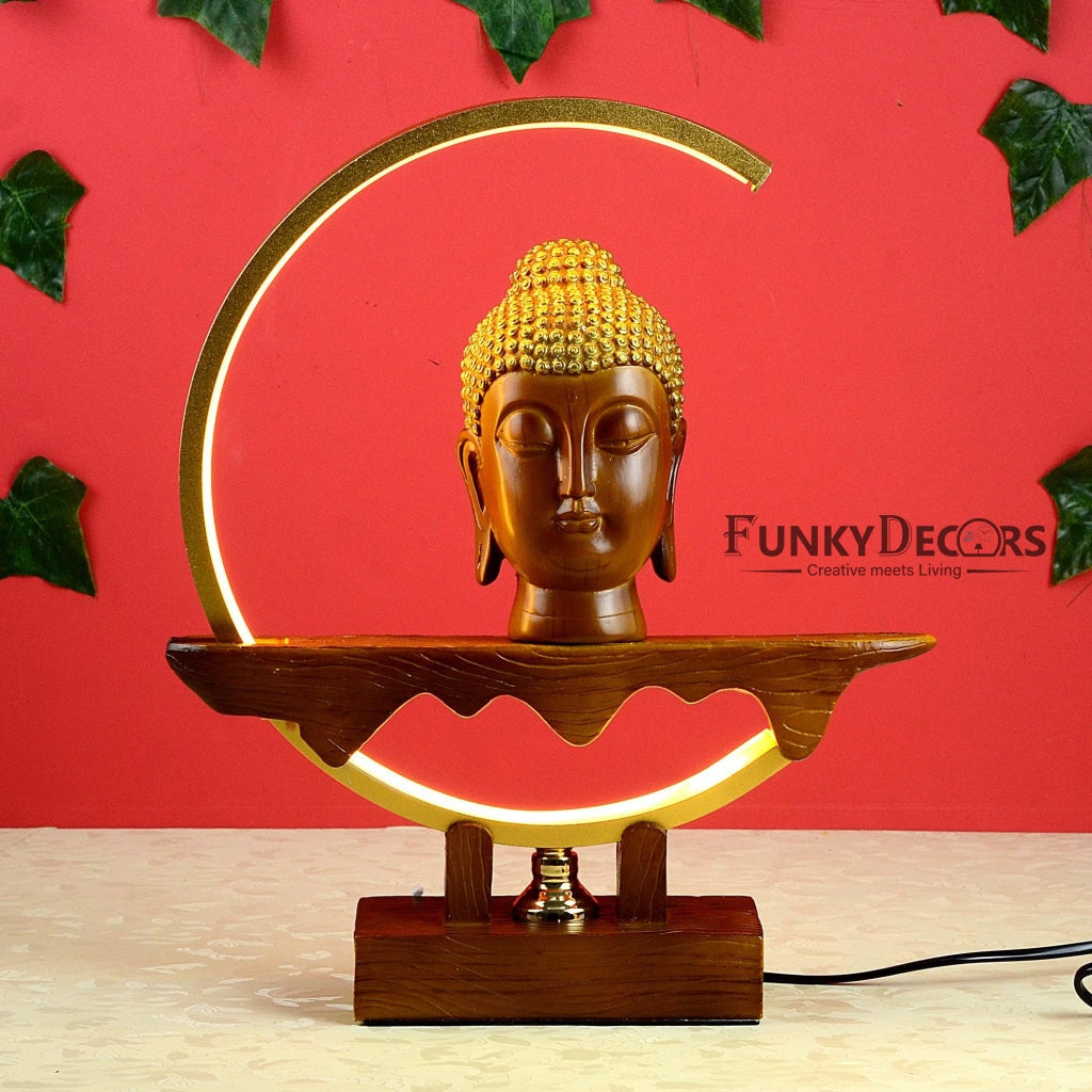 Peaceful Buddha Face Table Lamp For Anniversary Birthday Gift Christmas Home And Office Decor Lamps