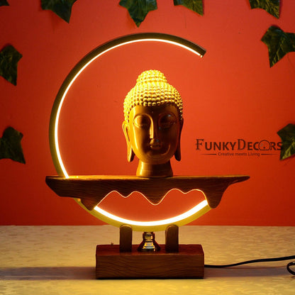 Peaceful Buddha Face Table Lamp For Anniversary Birthday Gift Christmas Home And Office Decor Lamps